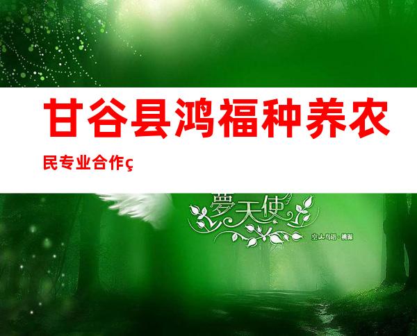 甘谷县鸿福种养农民专业合作社